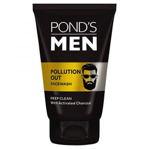 Pond’s Men Pollution Out Activated Charcoal Deep Clean Facewash, 100 g