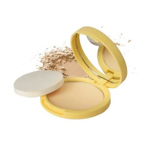 SUGAR POP Longwear Compact – 01 Sand for Fair to Medium Skin Tone | Vitamin E Enriched | UV Protection, Pore Minimizing l Medium Coverage | Face Compact for Women l 9 gm