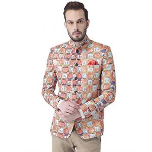 hangup Men’s Notch/bandgala Lapel Regular Fit Blazer Available in 6 Sizes(up to 3XL)