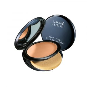 Lakme Absolute White Wet & Dry Compact Powder, Golden Medium 03, SPF 25, Long Lasting Face Makeup for a Natural Glow -Foundation Powder for Women, 9 g