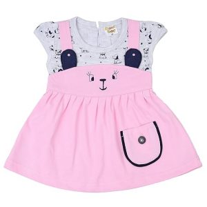 NammaBaby Baby Girls’ A-Line Mini Frock Dress
