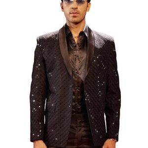 VASTRAMAY Men’s Schiffli Blazer