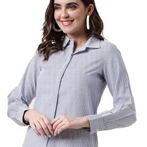 Selvia Women’s Full Sleeve Woven Cotton Casual Shirt