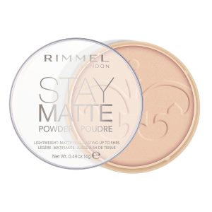 Rimmel London Stay Matte Pressed Powder – Peach Glow, 8.5 g (0.3 fl.oz)