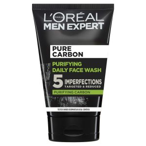L’Oreal Paris PROFESSIONAL PARIS Men Expert, Pure Charcoal Purifying Daily Face Wash for Men – 100ml