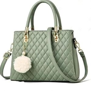 women’s pu leather handbag shoulder bag hand held bag with long strap queen collection simple sober and stylish (HB5)