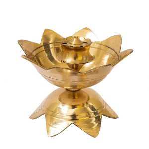 Spillbox Brass Incense Stick Holder Stand | Holder | Burner with Ash Catcher Agarbatti | Batti Stand | Plate | Dhup | Dhoop Best for Puja | Pooja Your Mandir Home & Office Decoration – LOTUS AGARBATTI