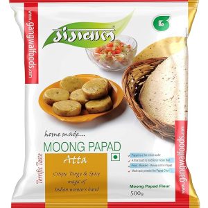 Gangwal Moong Papad Atta 500 GM | Mix Moong Dal Papad Atta Instant Snacks