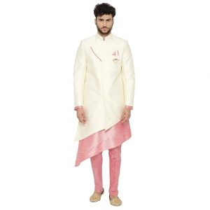 SG RAJASAHAB Men Sherwani Set