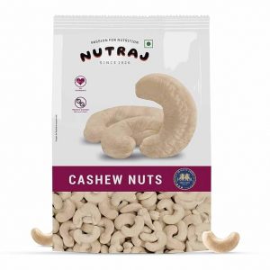 Nutraj Whole Cashew Nuts W320 | Nutritious, Delicious & Crunchy Kaju | Rich in Magnesium, Copper & Phosphorus (1kg)
