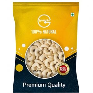 Granola 100% Natural Premium Whole Cashews 1kg | Whole Crunchy Cashew | Premium Kaju nuts Dry Fruit | Nutritious & Delicious | Gluten Free & Plant based Protei