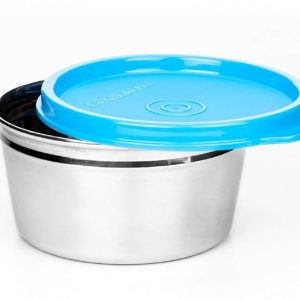 SignoraWare Tiny Wonder Stainless Steel Container, 250 ml, Blue