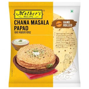 Mother’s Recipe Chana Masala Papad (7″) Pouch, 180 g