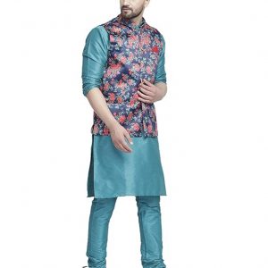 BENCOOPER MEN’S KURTA PAJAMA AND WAISTCOAT