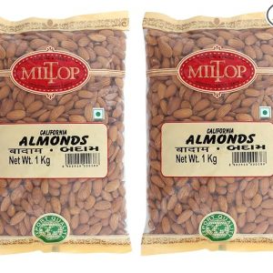 Miltop California Almonds, 2 kg Visit the MILTOP Store