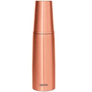 MILTON Copper Combo 1000 Water Bottle, 890 ml, 1 Piece, Copper | Leak Proof | Office Bottle | Gym Bottle | Yoga Bottle | Home | Kitchen | Hiking | Treking Bottle | Travel Bottle
