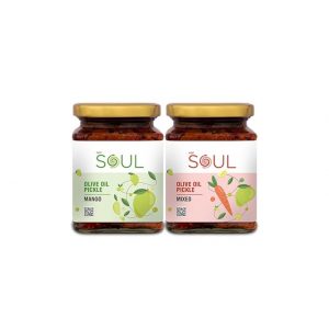 Soul Mango And Mixed Pickle in Olive Oil 265 Grams – A Tangy Delight Infused with Premium Olive Oil