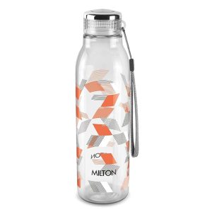 MILTON Helix 1000 Pet Water Bottle, 1 Piece, 1 Litre, Orange | BPA Free | 100% Leak Proof | Office Bottle | Gym Bottle | Home | Kitchen | Travel Bottle | Hiking | Treking Bottle