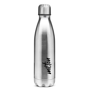 MILTON Shine 1000 Stainless Steel Water Bottle, 900 ml, Silver | Leak Proof | Office Bottle | Sports Bottle | Home | Kitchen | Hiking | Treking Bottle | Travel Bottle