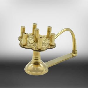 Puja N Pujari agarbatti Holder, agarbatti Stand, Brass Incense Stick Holder | Big Size Incense Sticks Holder for Pooja Room Home Mandir with One Natural Agarbatti Packet Free