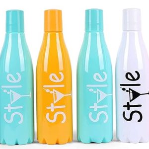 FYCAN Plastic Style Water Bottle 1 litre, Pani ki Botal, Fridge Bottle, Ideal for Office, Sports, School, Travelling, Gym, Yoga