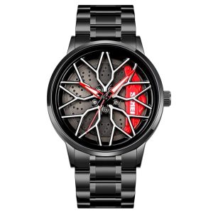 Men’s Watch New Wheels Rolling Creative Fashion Che Youhui League Fans Butterfly Double Snap Gift Wristwatch – 1990