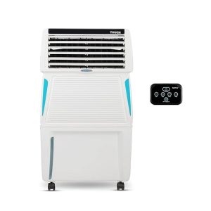 Symphony Touch 35 Personal Air Cooler For Home with Honeycomb Pads, Powerful Blower, i-Pure Technology and Cool Flow Dispenser (35L, White)