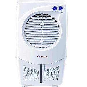 Personal Air Cooler with Honeycomb Pads, Turbo Fan Technology, Powerful Air Throw and 3-Speed Control, White