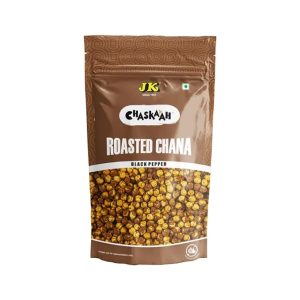 Black Pepper Chana 200g by JK | Bhuna Chana | Roasted Masala Chickpeas | Roasted Chana | NO MSG | Vegan | Not Fried | Jain