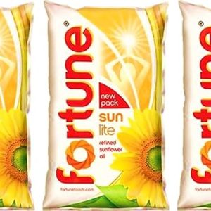 Fortune Sunlite Refined Sunflower Oil, 1L