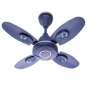 Candes Nexo 600 mm /24 inch High Speed Ceiling Fan | BEE Star Rated, High Air Delivery & Energy Saving | Small Fan for Kitchen, Balcony & Small Room | 1+1 Year Warranty | Silver Blue Visit the Candes Store