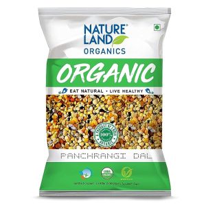 Natureland Organics Panchrangi Dal/Mix Dal 1 Kg – Organic Healthy Pulses