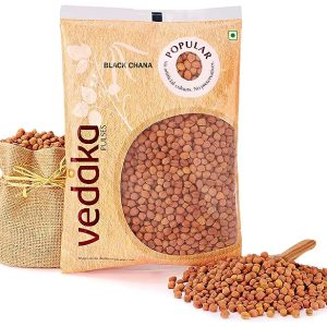 Popular Black Chana | 1kg Pack | Rich Source of Protein | No Cholesterol or Additives