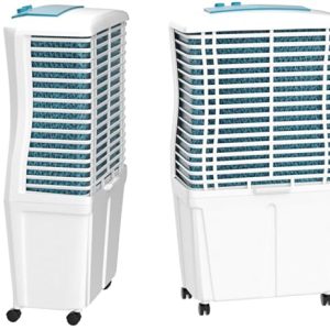 Symphony Ice Cube 27 Personal Air Cooler For Home with Powerful Fan, 3-Side Honeycomb Pads, i-Pure Technology and Low Power Consumption (27L, White