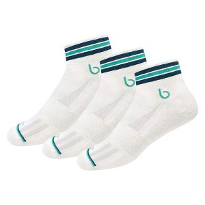 BAMBOS Eco Touch All Day Comfort Ankle Socks for Men, Pack of 3 (Size UK 7-11)