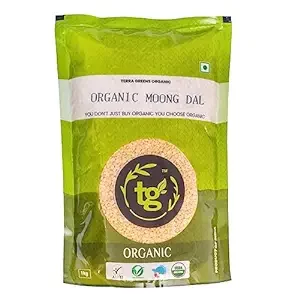 Rajdhani Pulses – Moong Chilka, 1kg Pouch