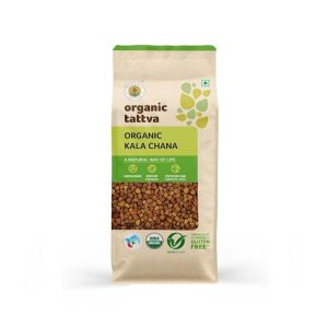 Organic Kala (Black) Chana, 500g | 100% Vegan, Unpolished and Gluten Free