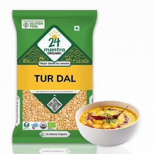 24 Mantra Organic Toor Dal/Tur Dal/Arhar Dal 1Kg