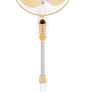Havells 400mm BLDC Pedestal Fan | Remote Control | Upto 50% Less Power Usage | Sleep & Breeze Mode with Timer | Memory Backup | Jerk Free Oscillation, Smooth Swing Operation | White & Yellow | Sprint