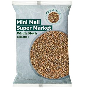 Minimall Super Market Organics Whole Moth/Whole Matki (1 Kg)