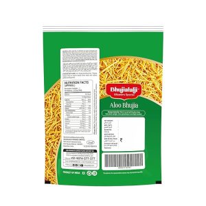 Bhujialalji Aloo Bhujia (pack of 1) 1kg | Namkeen made of potatoes,gram flour,Spices and herbs | All time favourite indian snacks/Namkeen | Ready to eat | Crsipy & Light snacks