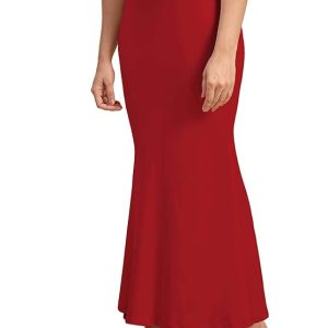 Laavaan Women’s Cotton Blend Fishcut Saree Shapewear,Petticoat,Skirt, Comfortwear