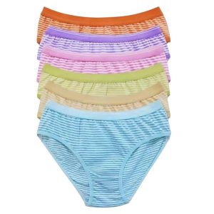 Miles of Sytle Women Hipster Multicolor Panty, Pack of 6