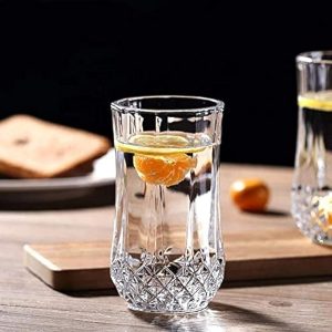 PrimeWorld Glassware Water/Juice Glass – 6 Pieces, Transparent, 300 ml