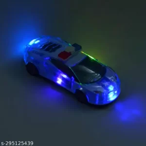 (Pack of 1 Car Multicolor) Police Car with Lights, Powered, Music and Siren Sound Car Toy for Kids