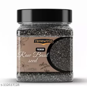 RENEWTRIA BASIL SEEDS, FALOODA, SABJA seeds, TAKMARIYA Seed Assorted Seeds(200g)