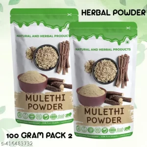 Mulethi Powder For Skin | Mulethi Powder For Eating | Mulethi Powder| Mulethi Powder Combo | Mulethi Powder For Face | Mulethi Powder Licorice Root, Liquorice Yastimadhu (100 Gram(Pack Of 2) Yashtimadhu Powder For Face + 100% Pure Organic Liquorice Powder Organic For Eating + Mulethi Powder Tea