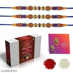 Rakhis Combo | Chocolate | Silver Color Pooja Coin | Roli Chawal | Greeting Card | Occasion | Rakhi & Chocolate for brother | Rakhi with chocolate | rakhi with gift | Rakhi Combo | Rakhi Chocolate Gift combo | Rakhi for Brother | Rakhi