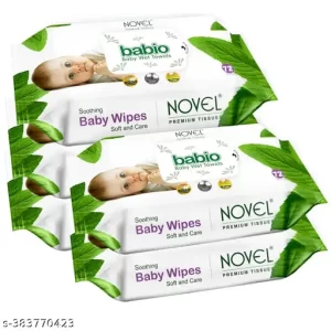 NOVEL Baby Wipes 72 Sheets/Pack of 5 (360 Wipes)