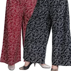 Western Womens Palazzo And Pants For Girls Free Size trouser
